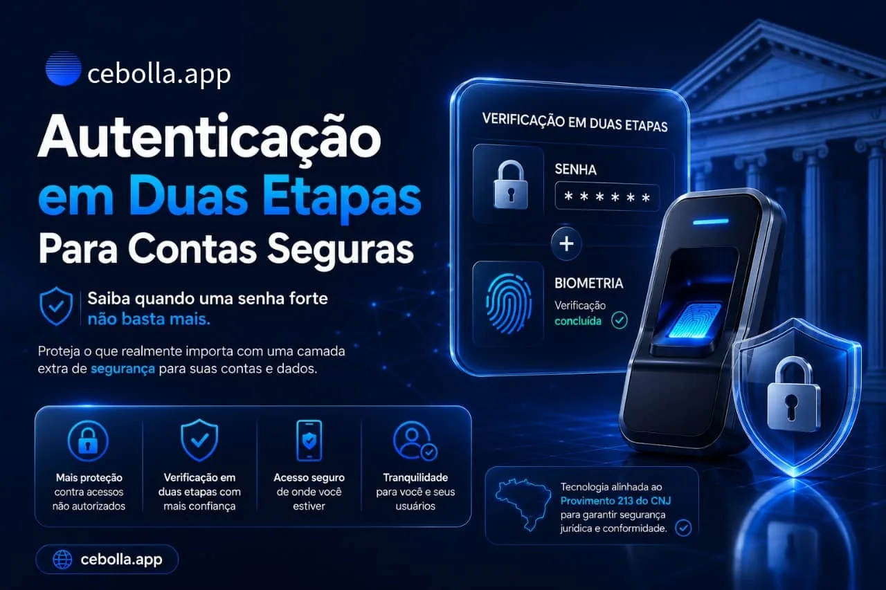 Autenticação em Duas Etapas Para Contas Seguras